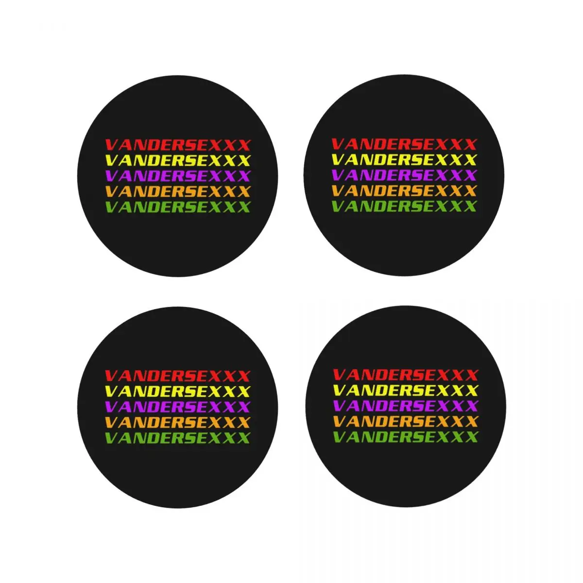 

Клубные подставки Vandersexxx, кухонные салфетки, водонепроницаемые изоляционные коврики для чашек, кофейные коврики для декора, домашняя посуда, подушечки, набор из 4 штук