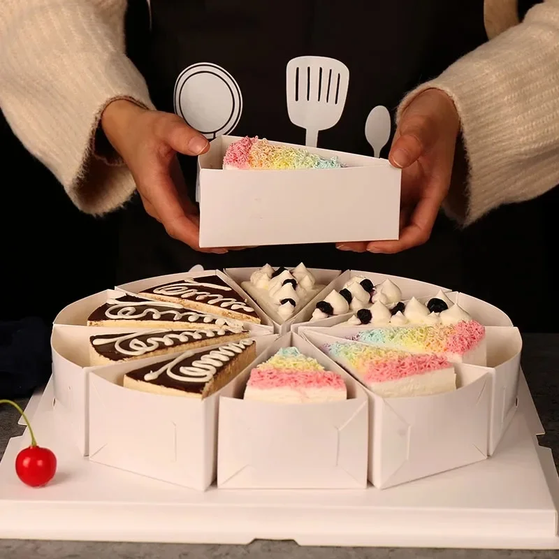

50pcs Mousse Bottom Tray Cut Cake Box Paper Tray Thousand Layer Cake Packaging Box Hnadmade Party Baby Show Supplies