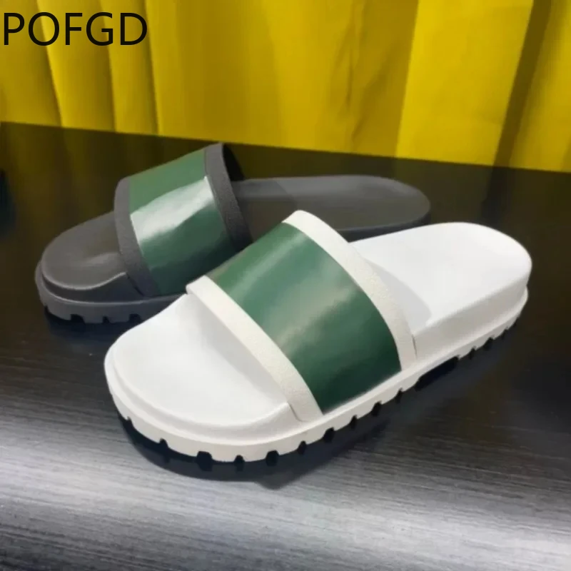 2024 New Slide Comfortable Casual Non-slip Slippers Men and Women Outdoor Beach Fashion Sandals High Quality Slippers