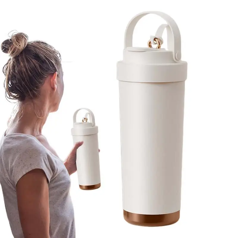 

Travel Iced Coffee Cup 750ml Tumbler Water Bottle Ceramic Coating Direct Drinking Bottle With Lid For Car Hospital Camping Gym