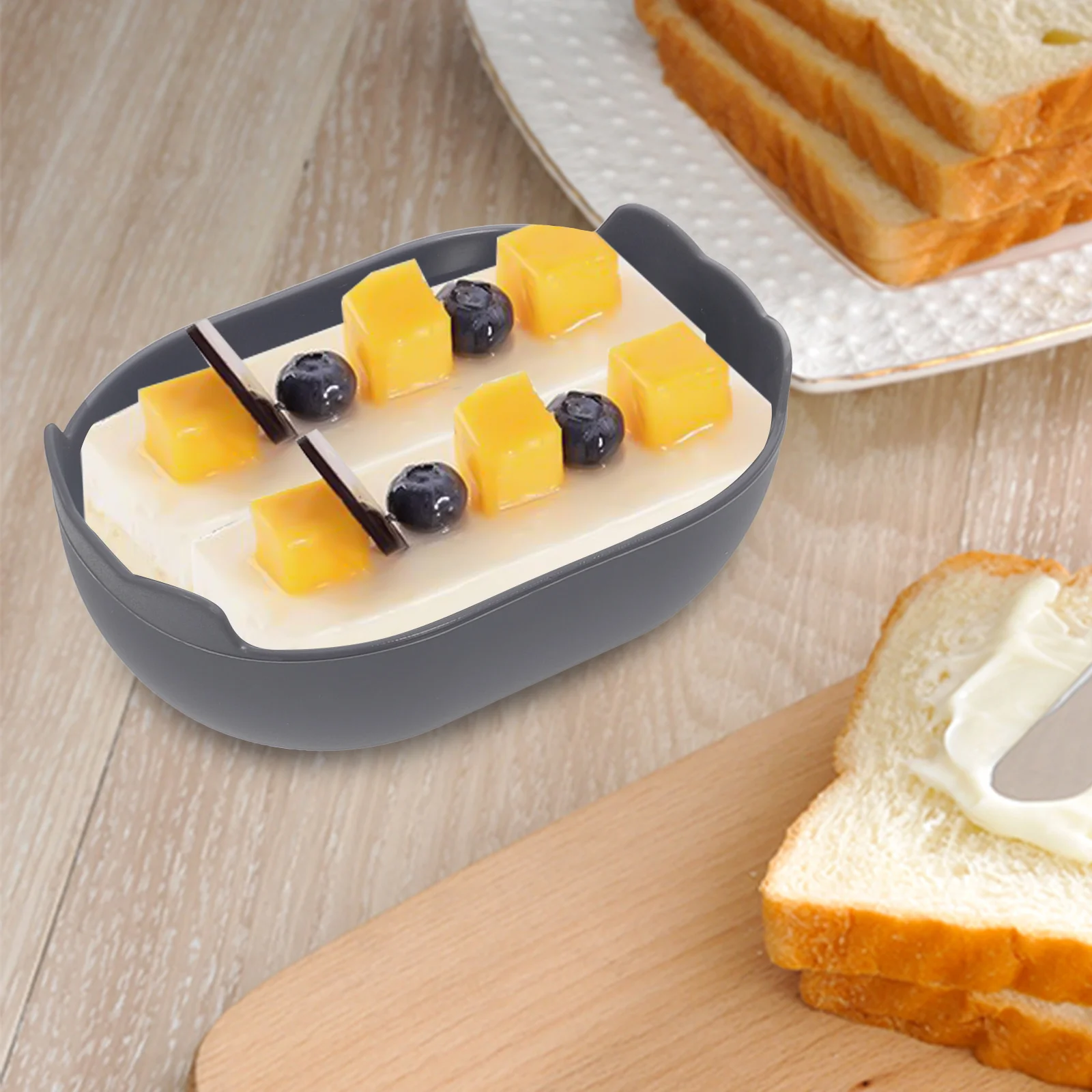 

4 Pcs Silicone Cake Mold Oven Baking Pan Heat resistant Non stick Washable Kitchen Bread Tool Multi function Bake Ware