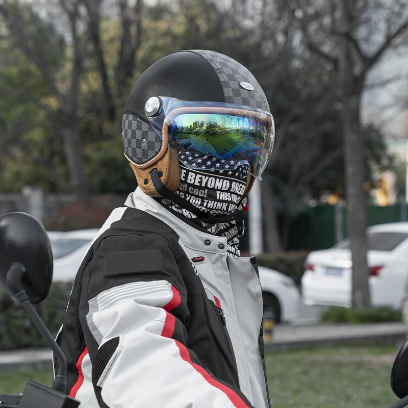 

Профессиональный класс DOT ECE сертифицированный 3/4 мотоциклетный шлем с открытым лицом ударопрочный корпус для мужчин Cruiser Touring Bike