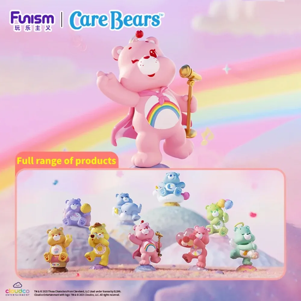 

FUNISM Care Bears Planet of Joy Series, фигурки слепых коробок, экшн-игрушки, фигурка, подарок на день рождения, детская игрушка