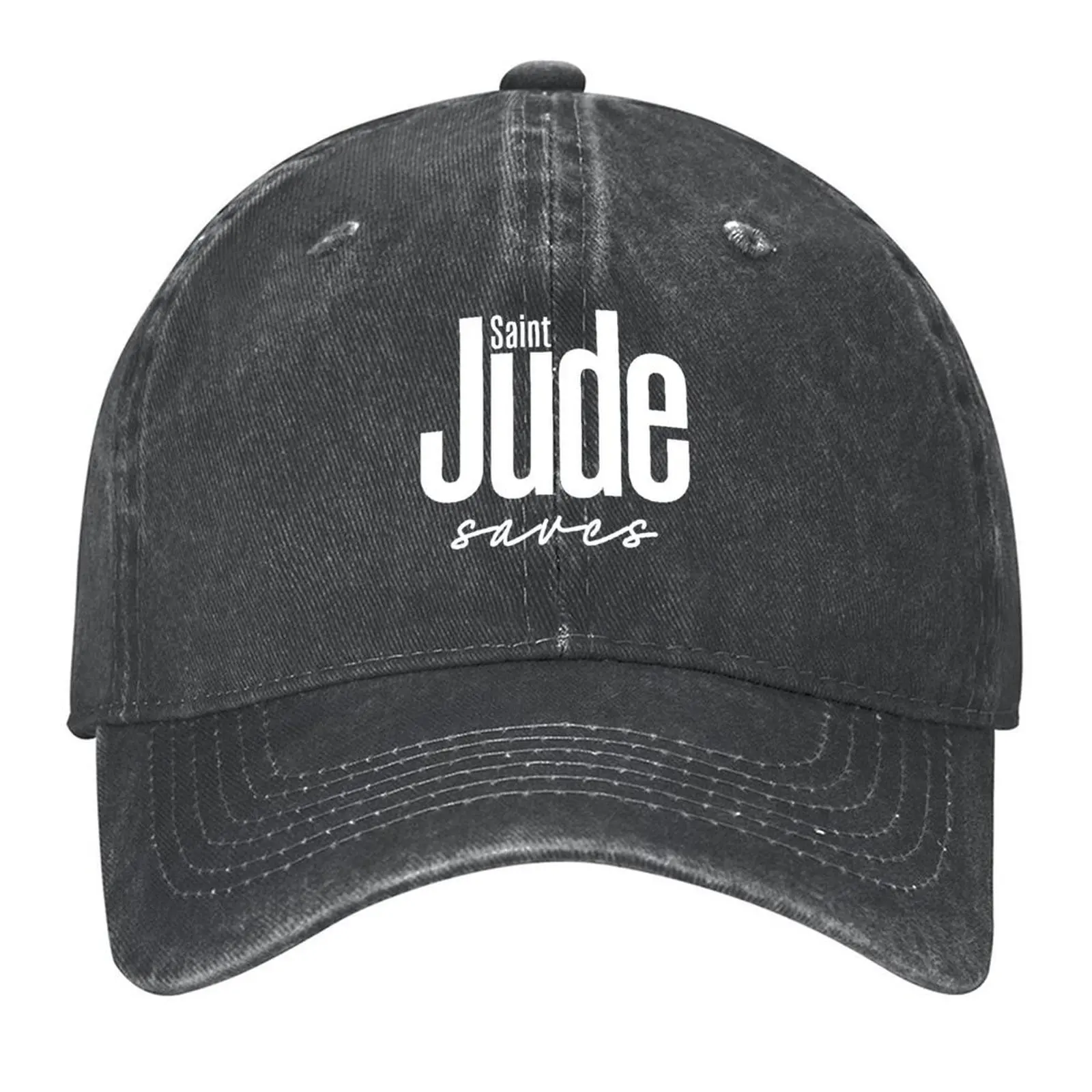 

Saint Jude Saves letter graphic Baseball Cap Golf Sun Hat For Children New In The Hat funny hat Men's Baseball Women's