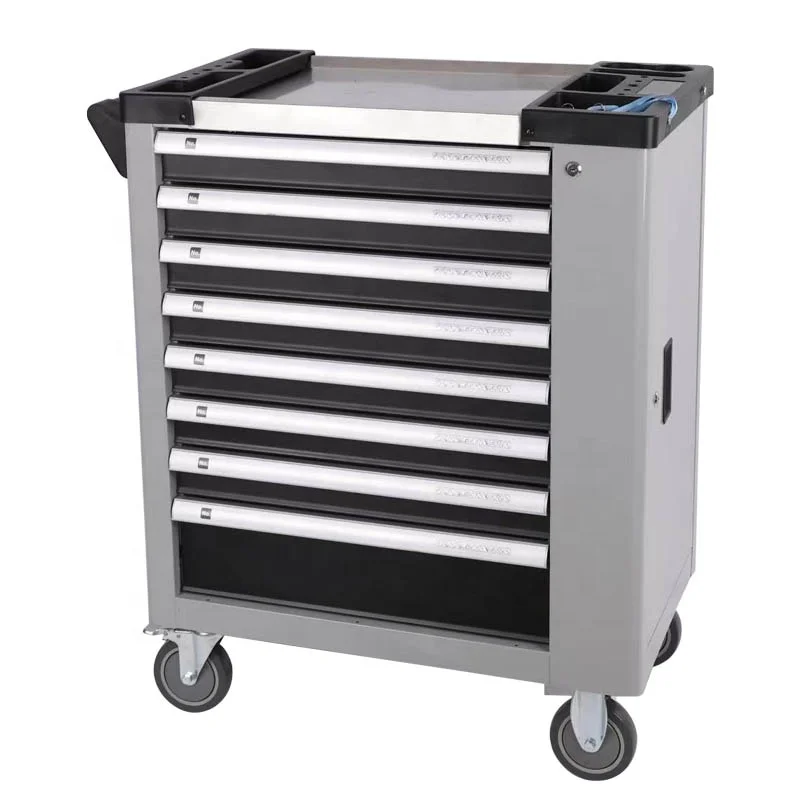 

Tool Storage Trolley Rolling Tool Box Tool Chest with 7 Sliding Drawers Cabinet