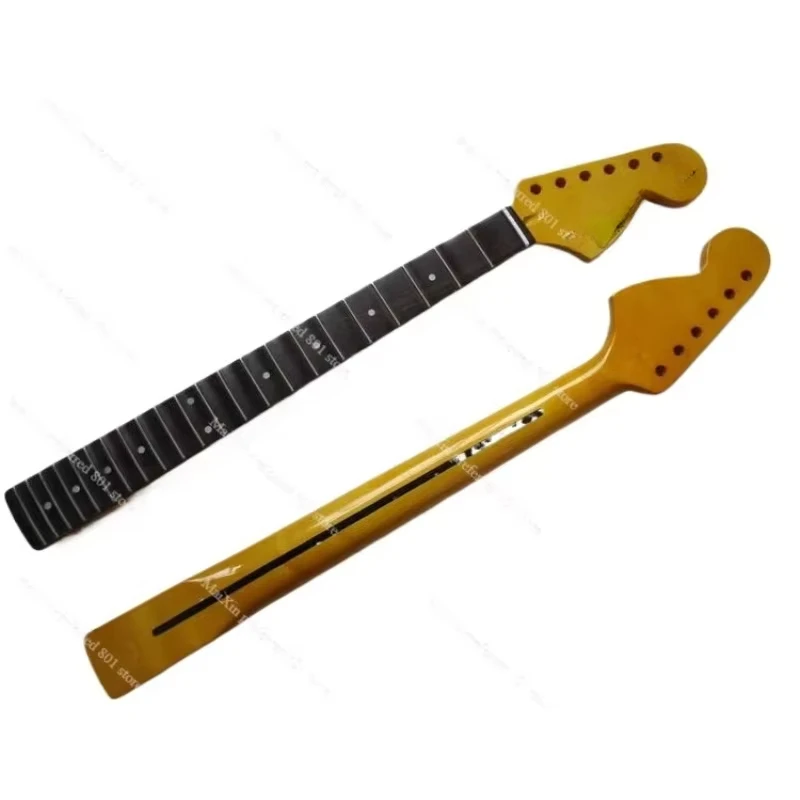 Electric guitar full groove big head F neck handle 2122 DIY accessories personalized neck