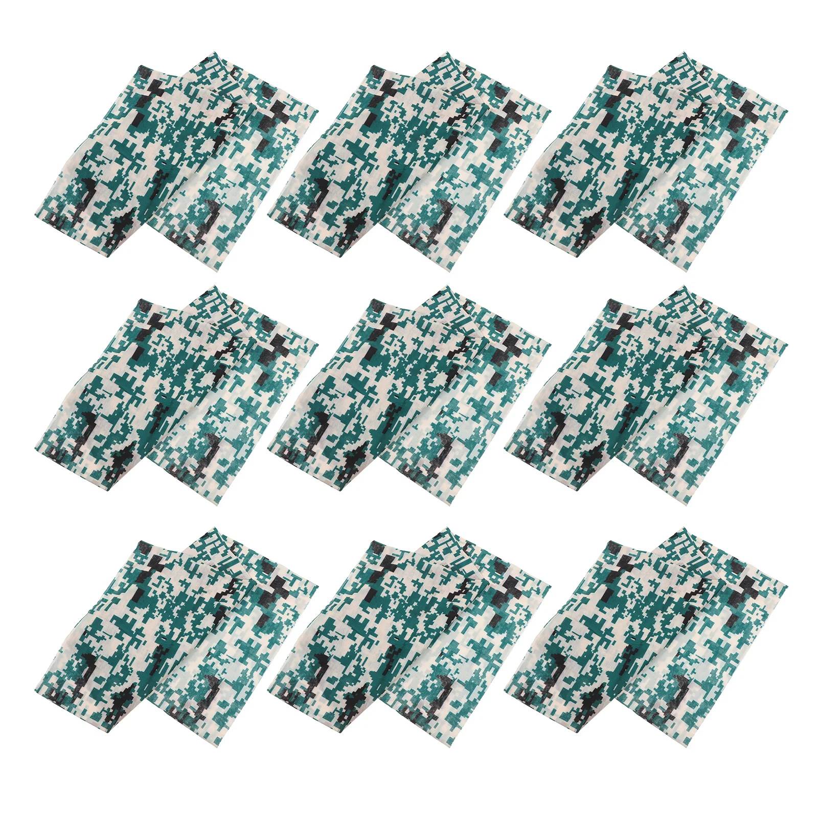 

10pcs Multifunctional Neck Protector Cycling Head Scarf Cycling Headband Lightweight Breathable Outdoor Yoga Band