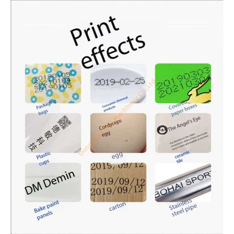 EQD-D10 Handinkjet Afdrukken Handheld Jet Printer Held Inkt Vervaldatum Codeermachine