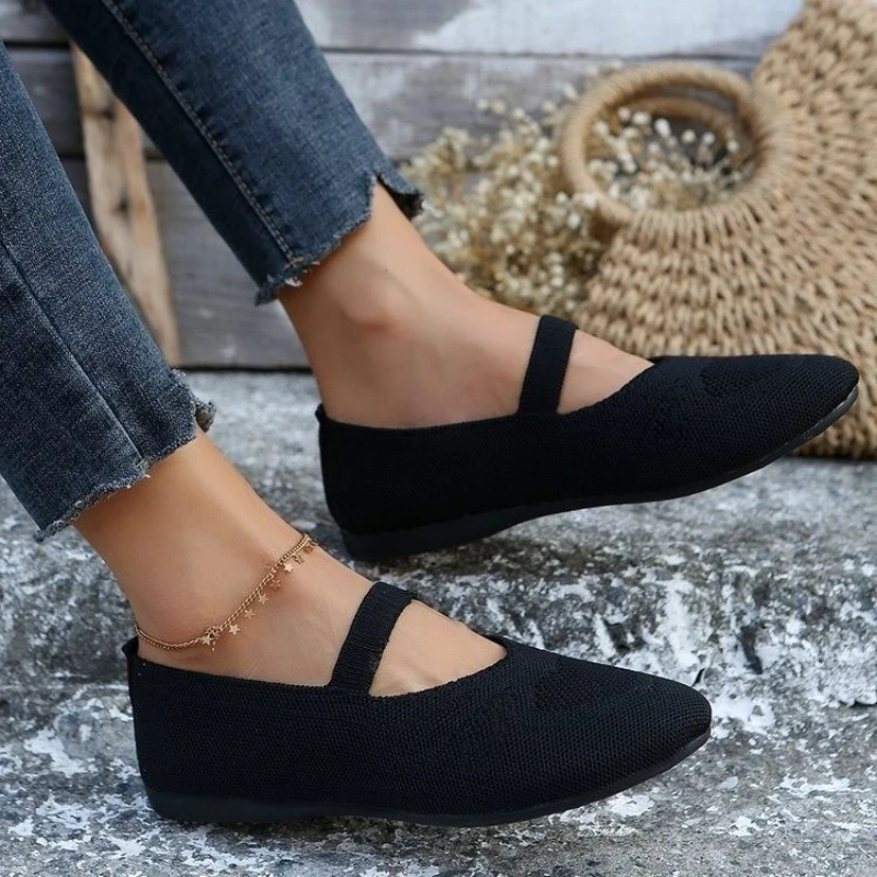 Mesh Flats Loafer Women Shoes Shallow Casual Cozy Soft Boats Shoes New Trend 2024 Walking Dress Summer Designer Female