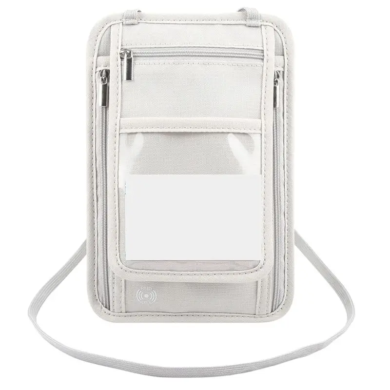 TEXU Neck Passport Wallet Bag Document Organizer Credit Cards Case Bag