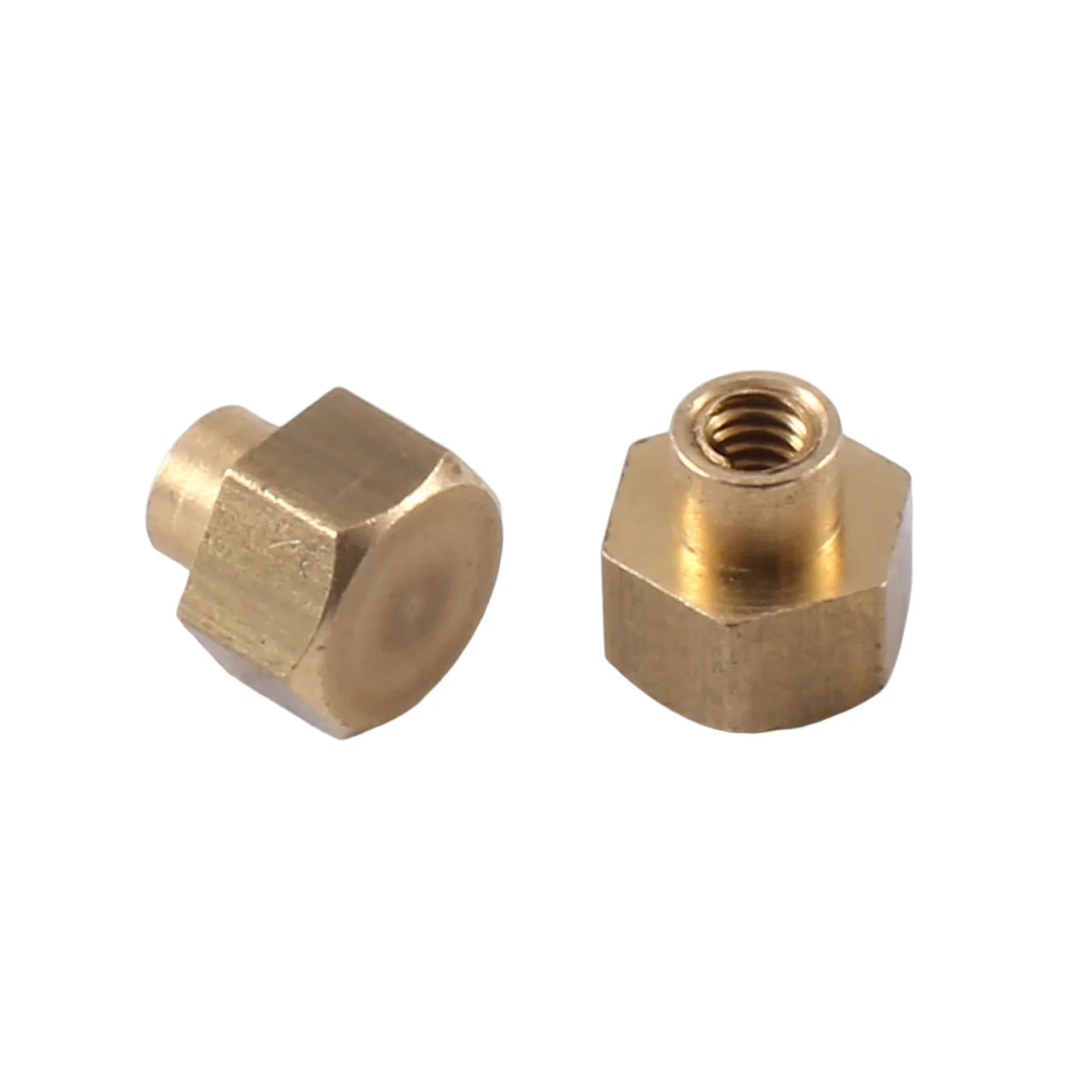 8PCS Brass 5mm 8mm M2 Long Wheel Nut For 1/24 RC Crawler Car Axial SCX24 AX24 Upgrade Parts Accessories