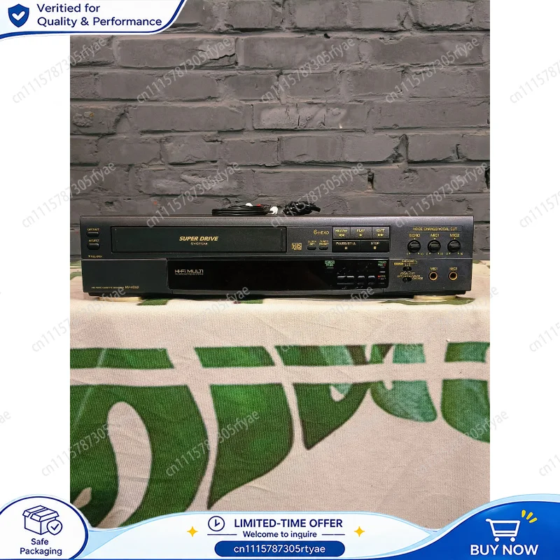 VHS VCR Video Tape Player USB Drive Conversion 6 Head Stereo Video Recorder Cassette Player Tape To USB Converter