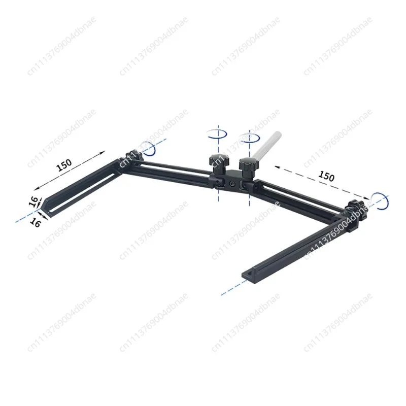 Industrial Camera Machine Vision Experiment Stand with Lighting Test Platform, Leveler, Micro-Adjustment Clamp
