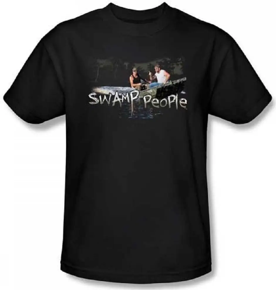 Swamp People on The River Troy Landry Adult T-Shirt Cannel History