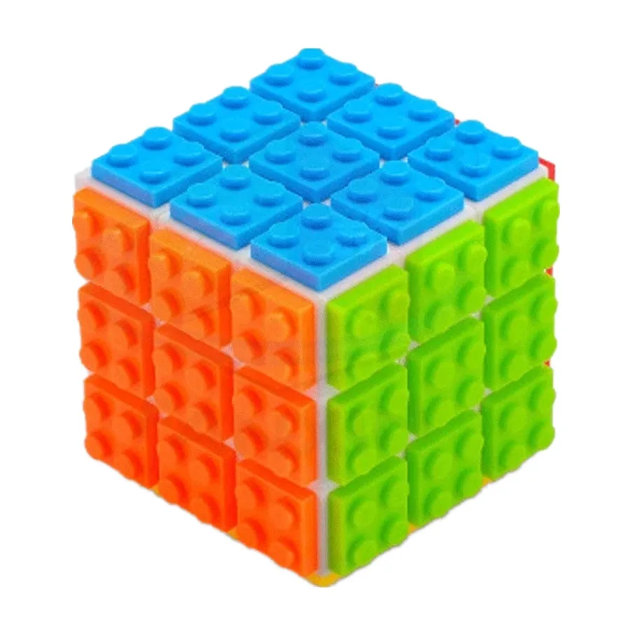 Fanxin Fun Detachable Building Blocks Cubes 3x3x3 Professional Educational Speed 3x3 Puzzle Game Cubo Magico Toys Gifts