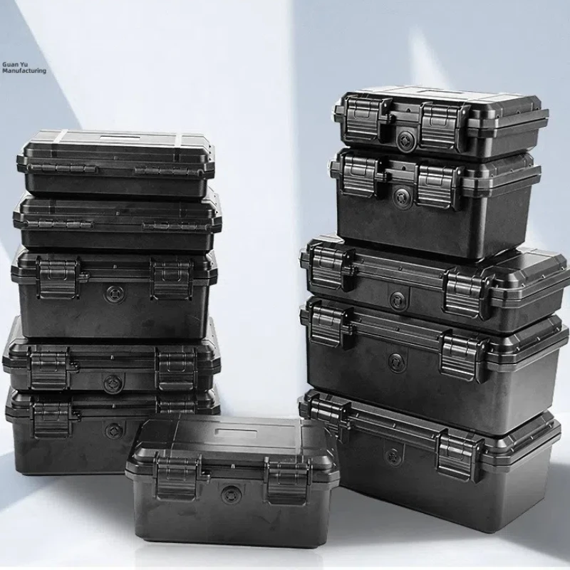 

Portable Small Toolbox Waterproof Plastic Storage Box Protective Shockproof Sealed Safety Case Precision Storage Case For Tools