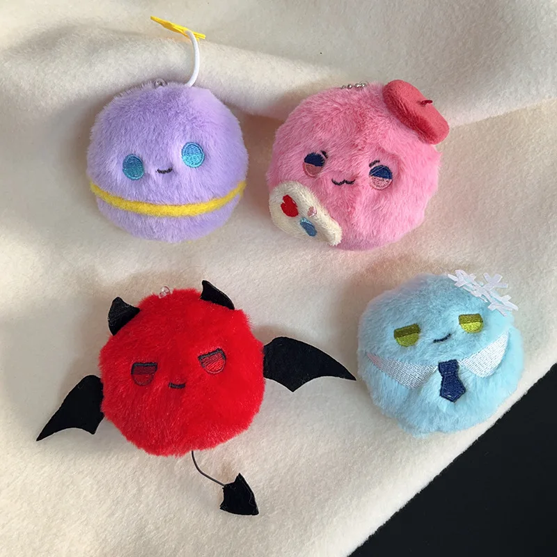 Cute Creative Love And Deepspace Sylus Xavier Demon Group Plush Doll Backpack Hanging Ornament Keychain Festival Gift For Fans