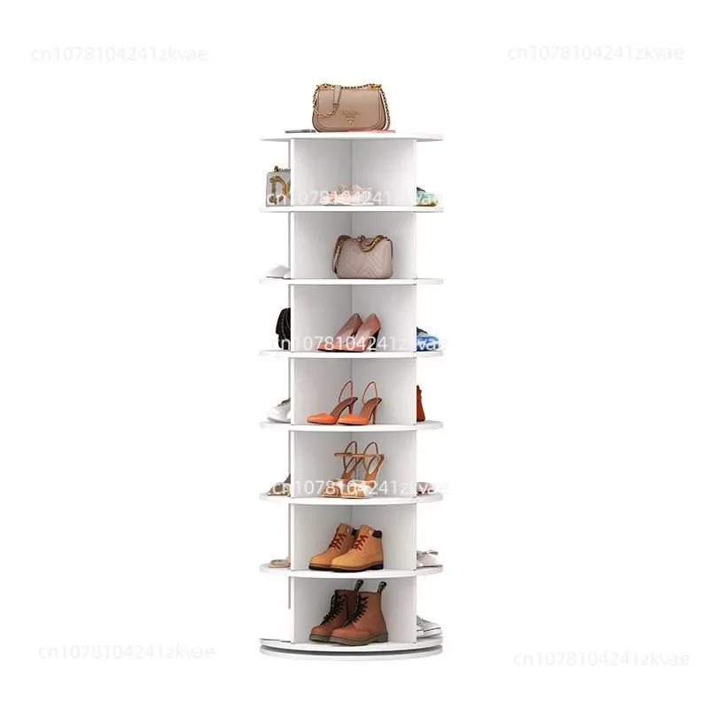 

Rotating shoe rack shoe cabinet multi-layer floor-standing simple bag display rack 360-degree creative storage rack space-saving