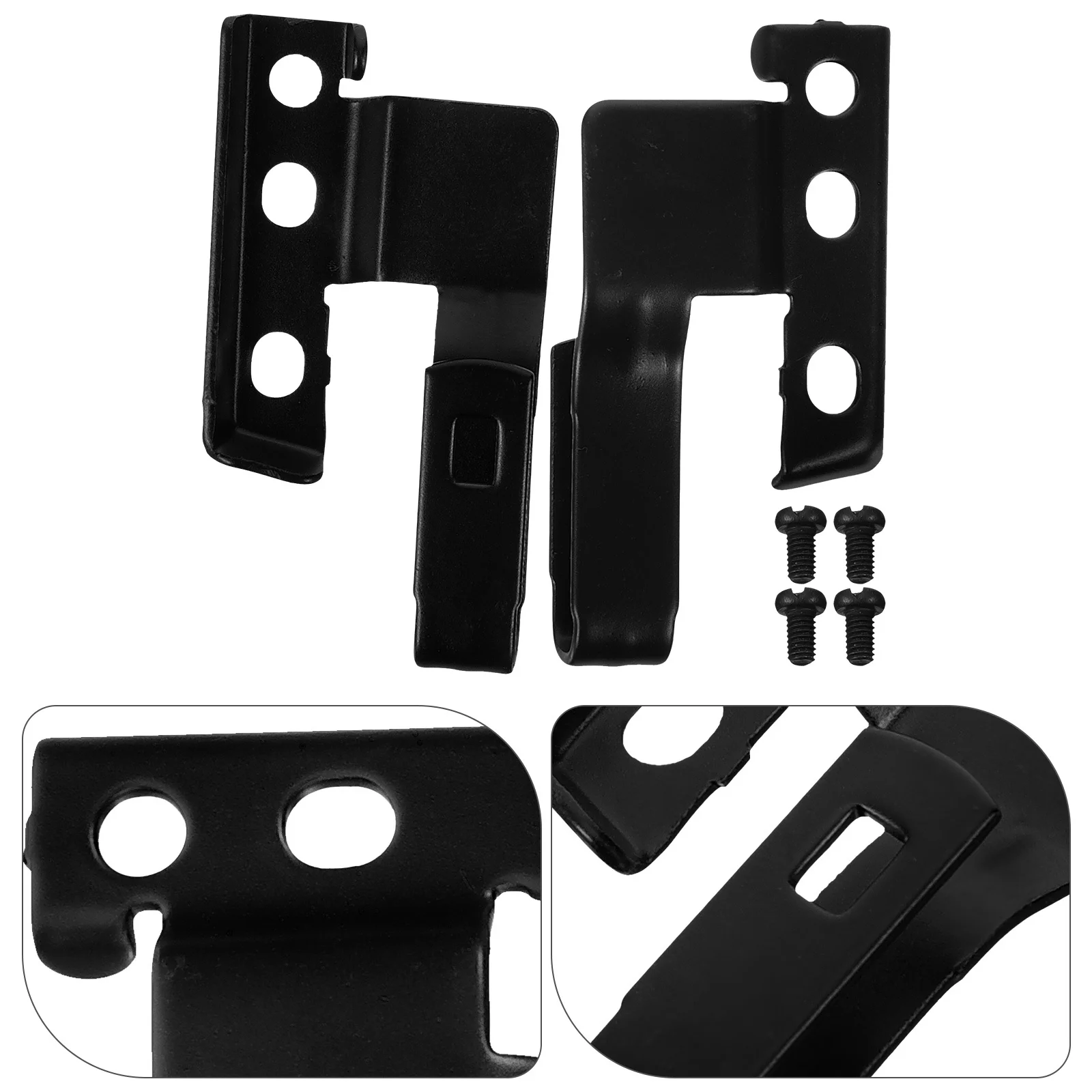 

2 Pcs Car Universal Wiper Kit Windshield Adapter Wipers Replacement Arm Black Auto Arms Pivot