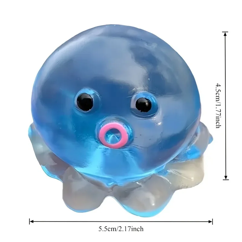 Squishy Ocean Octopus Squeeze Fidget Toy Simulation Stress Relief Slow Rebound Toy Can Be Stretched Sensory Decompression Gift – Detail 2
