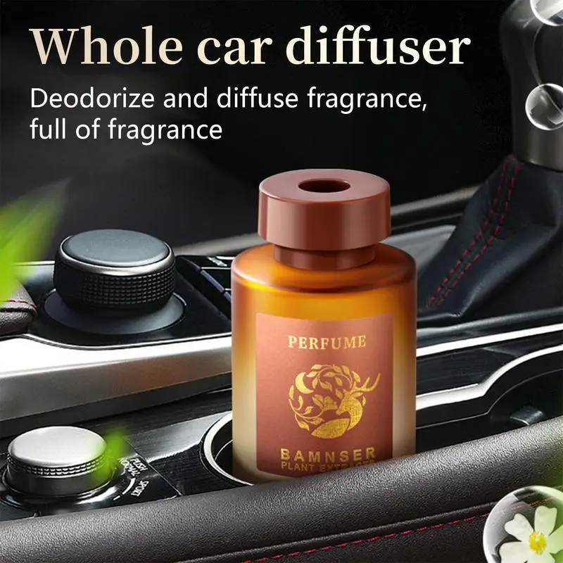 Car Air Freshener Bottle Natural Plant Oil Air Freshener Long Time Car Aromatherapy Bottle Fireless Aromatherapy For Home Toilet