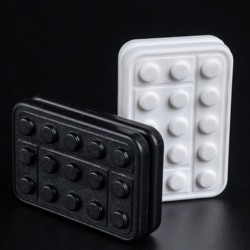 Push Pa Pa Coin EDC Fidget Square Block Magnetic Sliders Push Clickers Haptic Stress Relief Adults Desk Toy for Adults Children