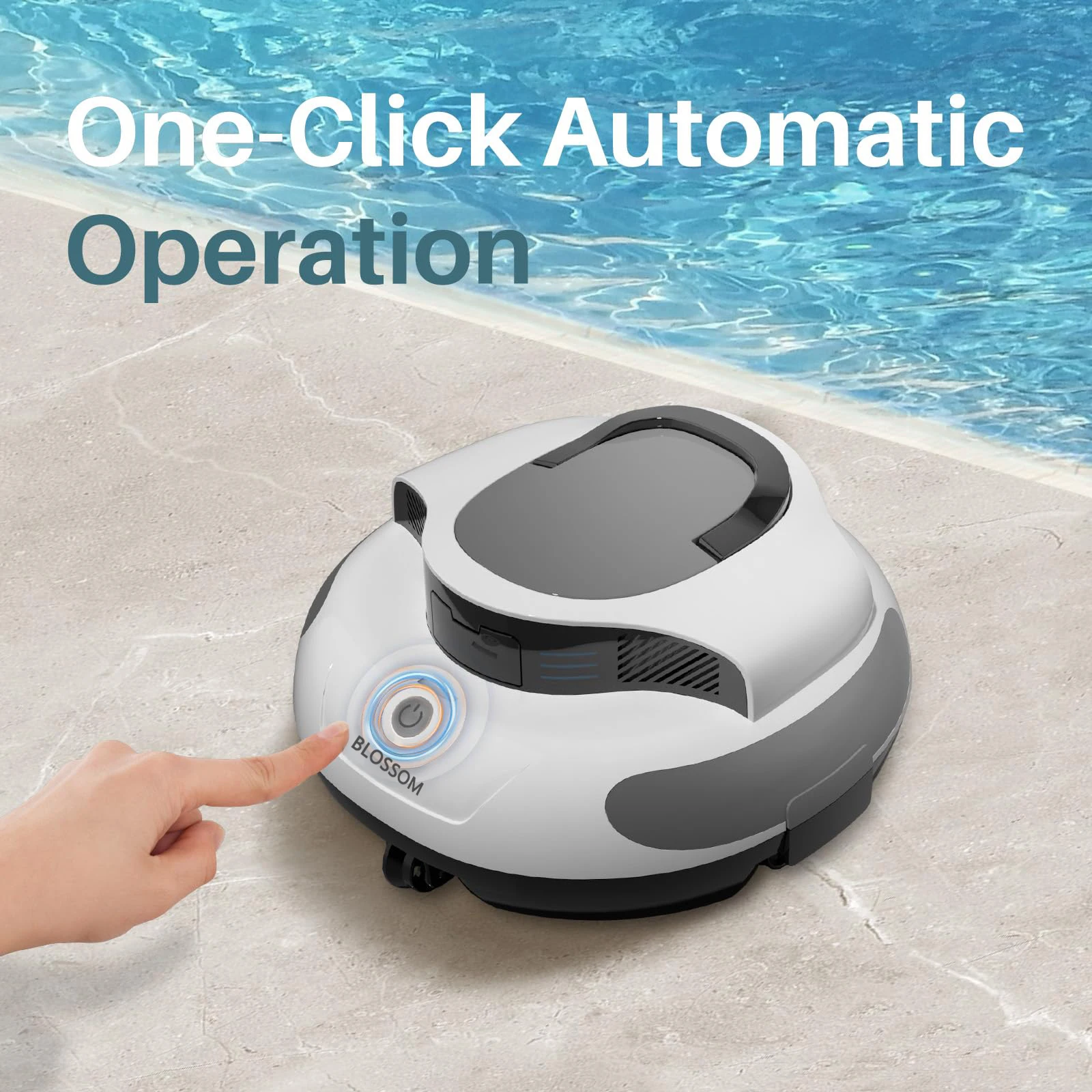 Automatic Pool Cleaning Robot Vacuum Cleaner Blossom PC100 120 min