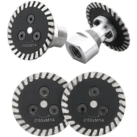 30/40/50mm Gravyr Diamantsågblad M14 Gänga Med Avtagbar Fjäder Turbo Kapskiva För Granit Marmor Stenskärverktyg 10 best sales benskärskiva - №10