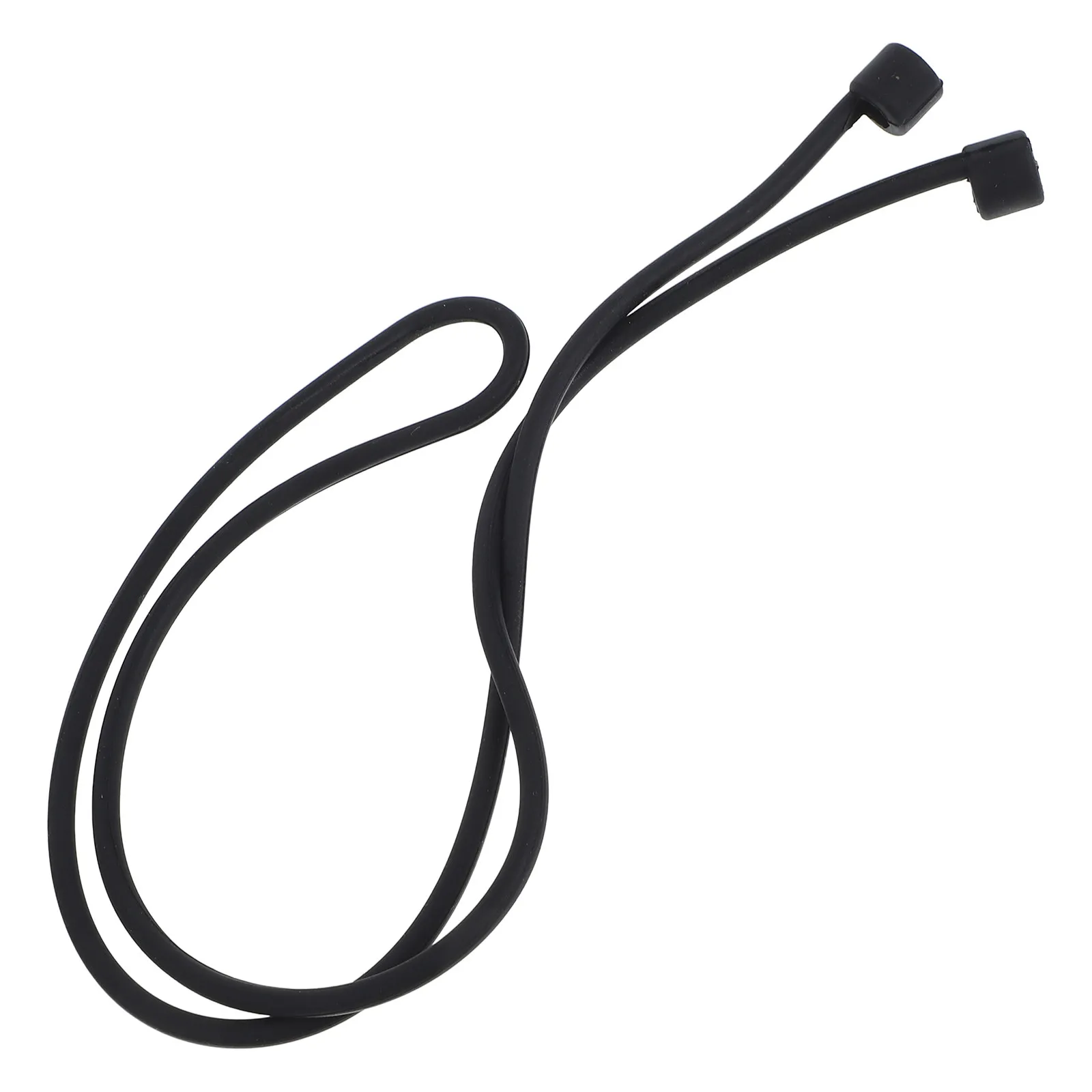 Anti-Lost Soft Silicone Earphone Strap Detachable Earbud Holder Sports Neck Rope Comfortable Stable Fit for Earphones
