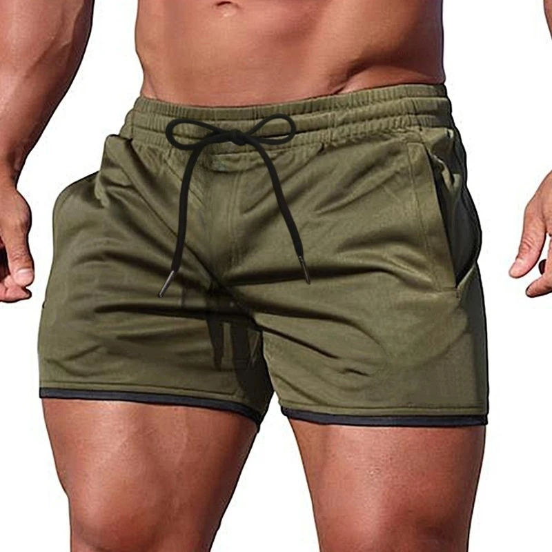 

Men's outdoor summer new shorts three quarter mesh quick drying slim fit trendy brand ins casual gym sports pants