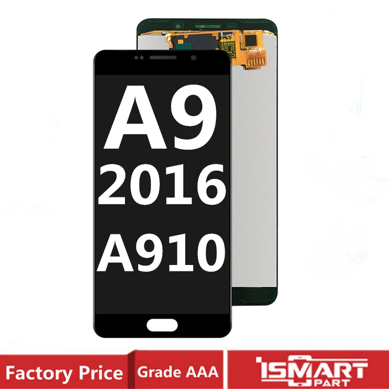 AMOLED A910 LCD For Samsung Glaxy A9 2016 Display Touch Screen Replacement 5.7