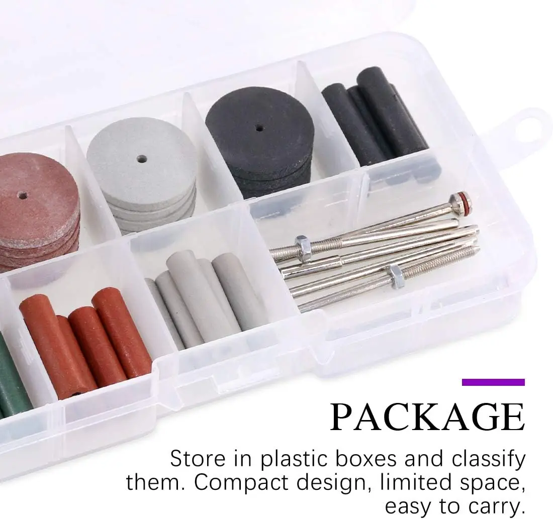 42Pcs Polishing Wheels Kit 40Pcs Lab Beauty Silicone Rubber Polishing Wheels 2 Mandrel Shank for Hand Pieces Rotary Tool