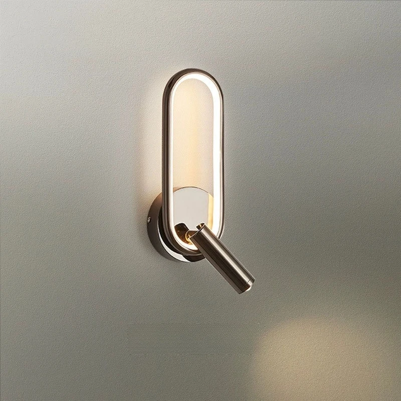 

Wall Lamp with Spotlights 2023 New Minimalist Bedroom Bedside Reading Light Rotating Creative Background Indoor Wall Light