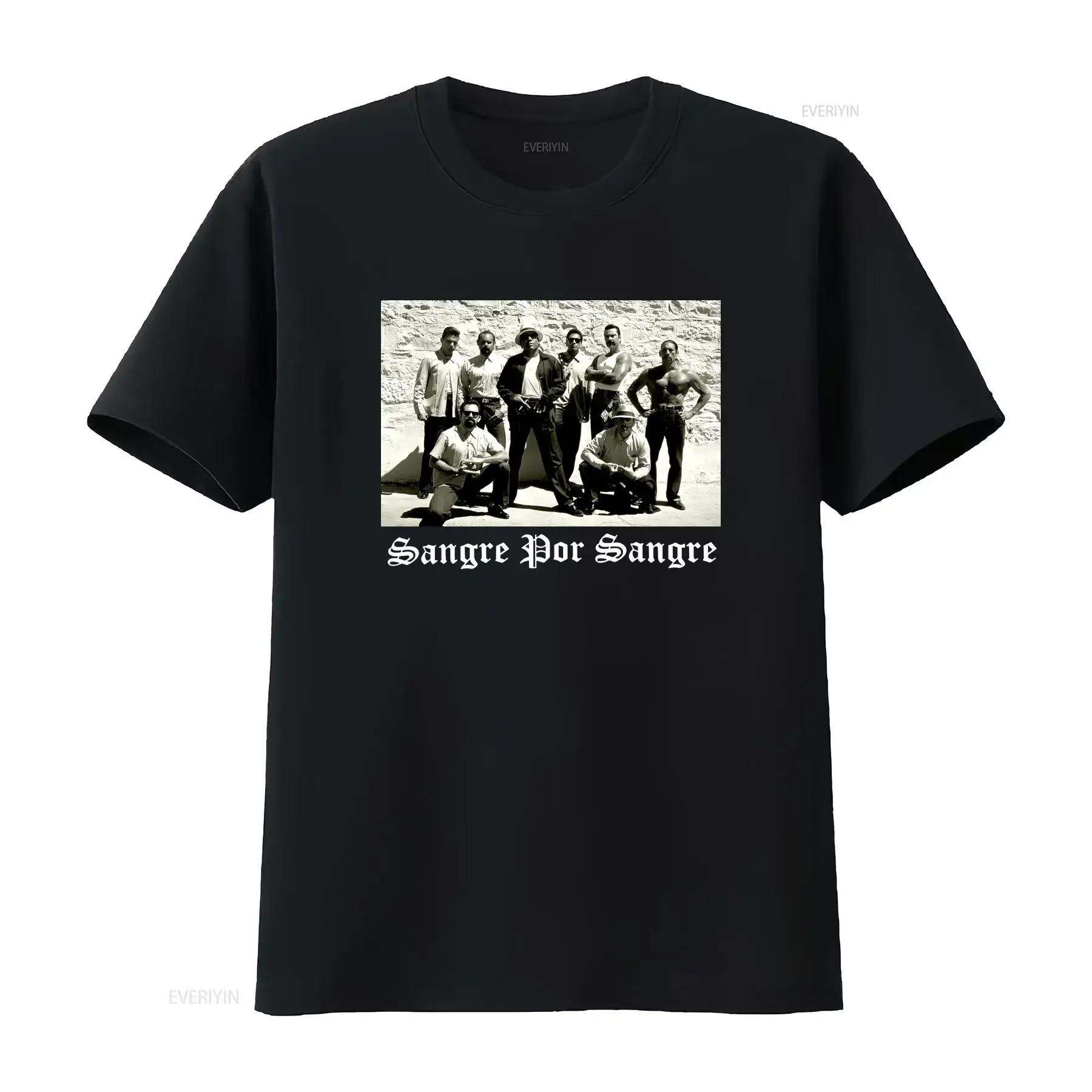 Vatos Locos Forever T Shirt Blood for Movies vintage Washed Top For Everyday Wear graphic Slightly Versatile designer clothes
