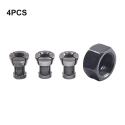 3pcs/4pcs M17 6/6.35/8mm Collet Chuck Adapter With Nut Engraving Trimming Machine Router Accessory Collet Chuck Adapter