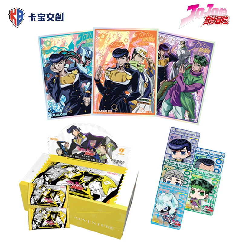 KABAO JoJo's Bizarre Adventure Card Diamond Is Unbreakable 1th Genuine Anime Cartoon Printing Collectible Cards Holiday Gifts