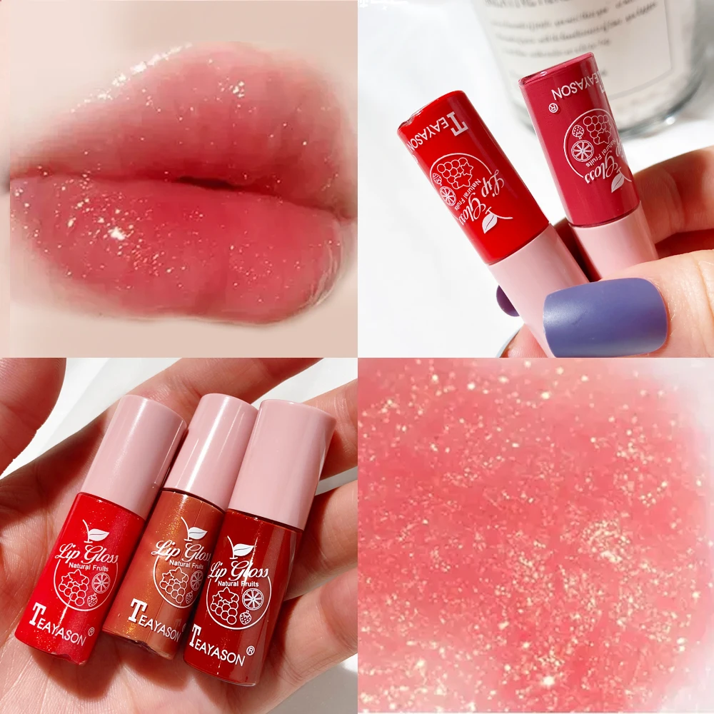 Strawberry Jelly Lipstick Moisturizing Lips Plumper Long Lasting Shiny Lip Gloss Lips Tint Makeup Lip Glaze Lipsticks Cosmetics