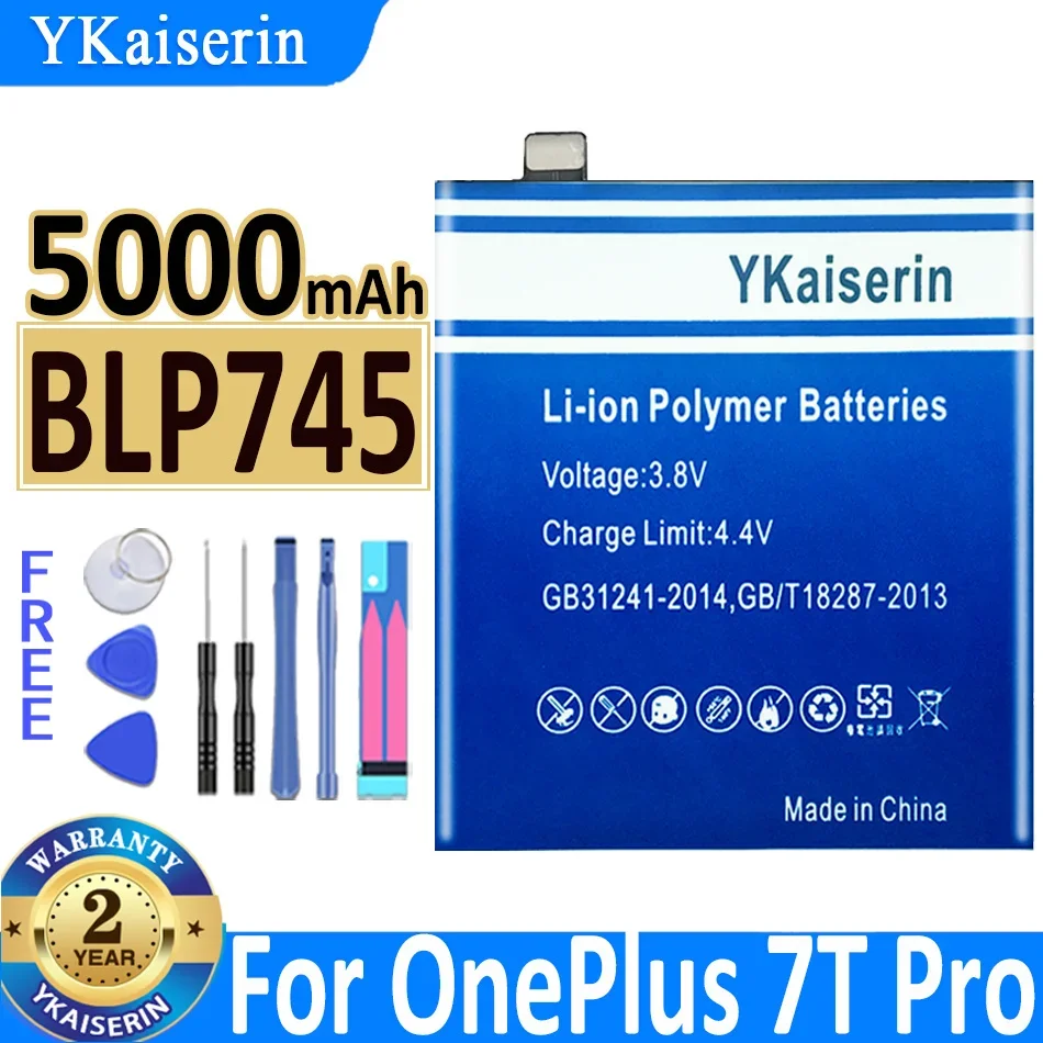 YKaiserin Battery For OnePlus 1 + 5 5T 6 6T 7 7 Pro 7T 7T Pro 8 8 Pro BLP637 BLP685 BLP699 BLP743 BLP745 BLP761 BLP759 BLP657