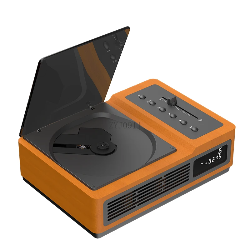 Retro CD player with FM two-way bluetooth audiophile audio integrated album player