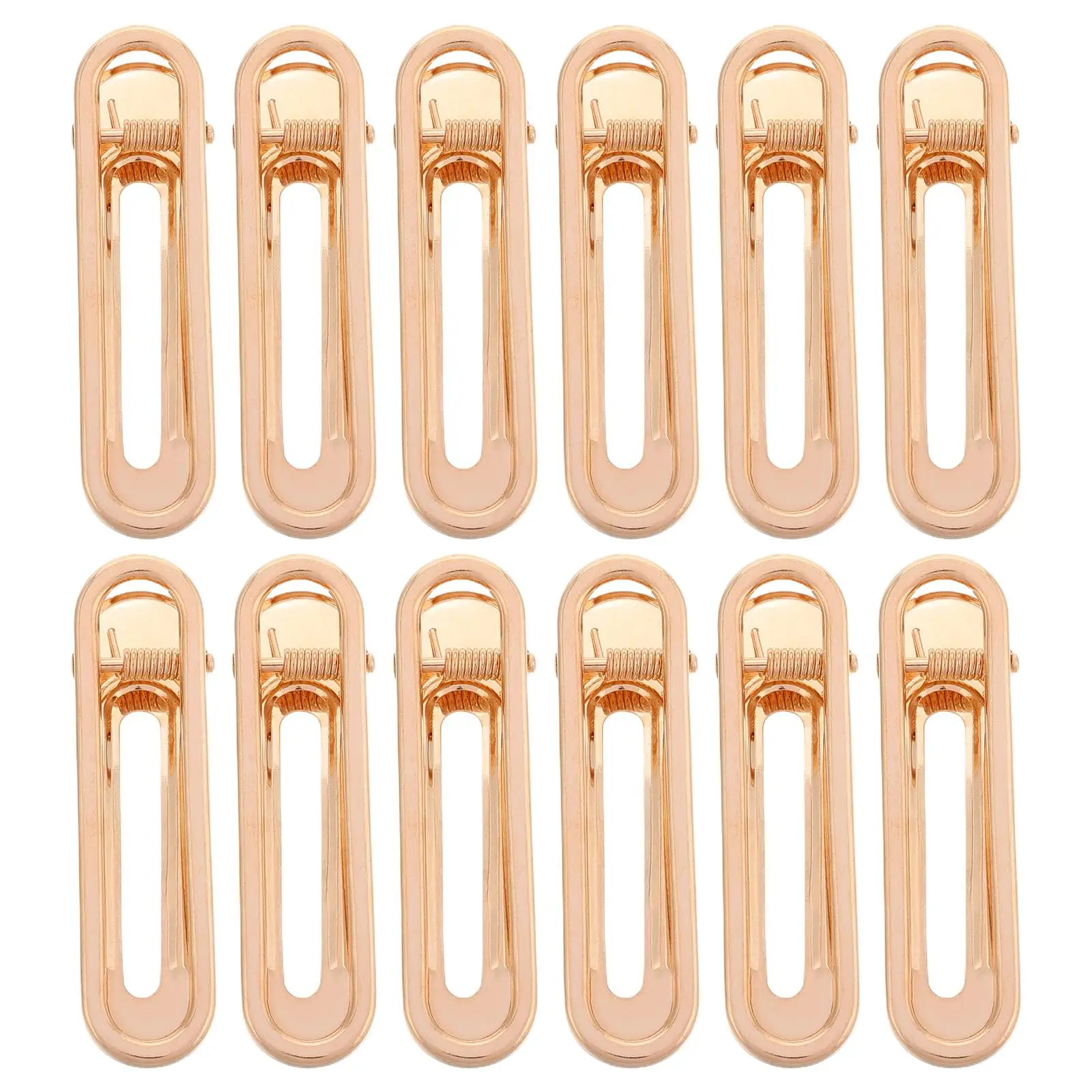 

50 Pcs Hairpin DIY Hollow Small Clip Styling Pins Securing Vintage Iron Barrettes