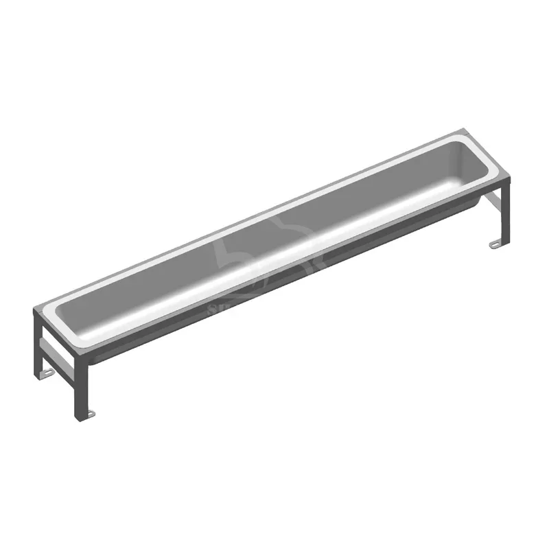 stainless steel sheep feeder trough goat farming equipment goat farming livestock factories customization wholesale