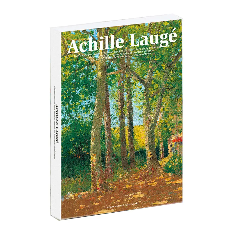 30Pcs Achille Lauge Oil Painting Postcards Artwork Greeting Card Art Lovers Fashion Gift For Collectibles DIY Journal Decoration