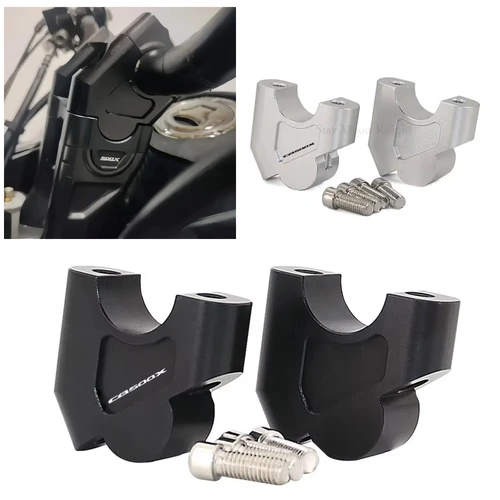 Elevador de manillar de motocicleta, adaptador extensible de abrazadera de barra de mango de arrastre de 28MM para Honda CB500X 2020 CB 500 X