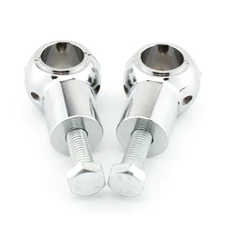 Handlebar Clamp Risers Mount Kit For Honda Yamaha Shadow Harley Davidson Dyna Cruisers Choppers Metrics Bobber 25mm 2.5cm Bar 2
