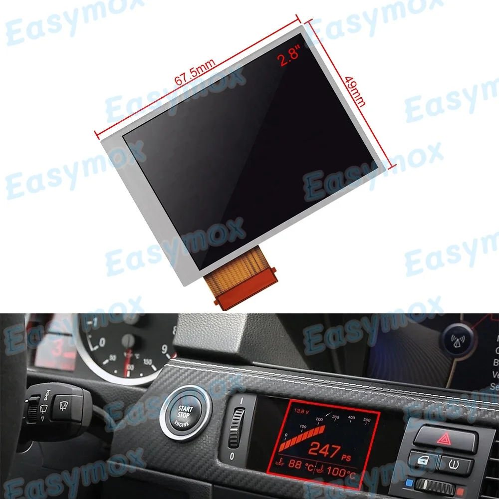 

2.8" LCD Display Screen For BMW E90/E91/E92/E93 3 Series&M3 F10/F11/F07 5-Series C0283QGLD-T