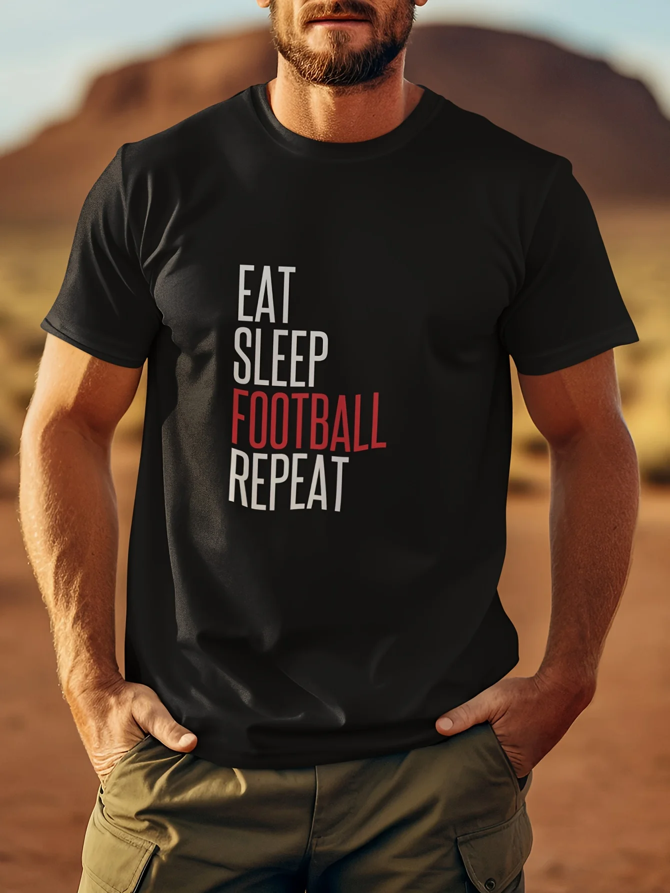 2026 Men'S 100% Cotton Graphic T-Shirt - 