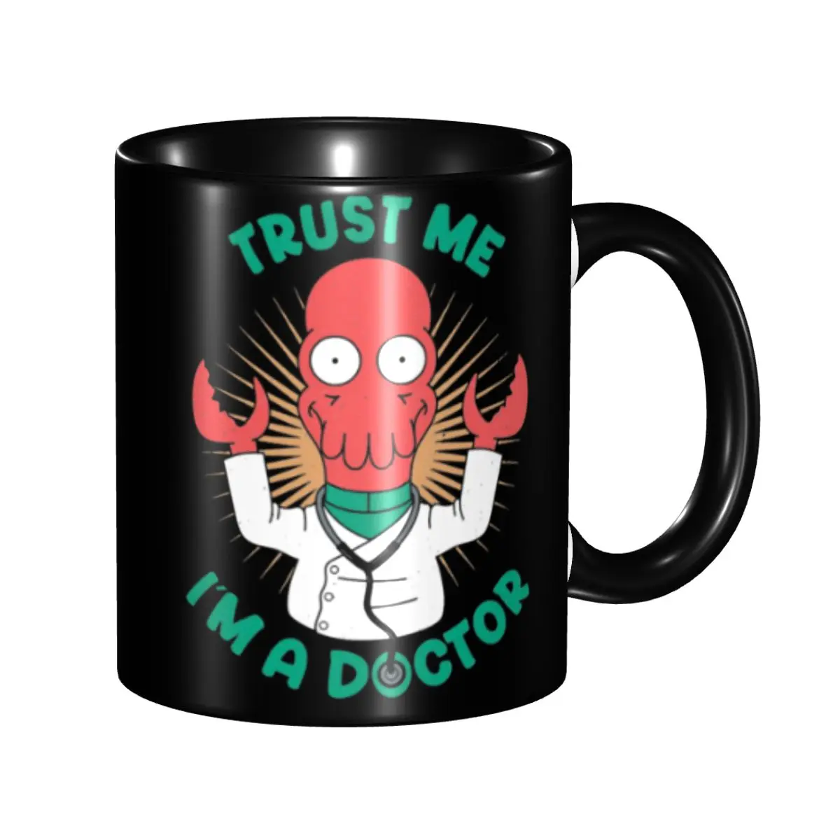 

2025 Zoidberg Trust Me I Am A Doctor Accessories Mugs Funny Futuramas Coffee Cup