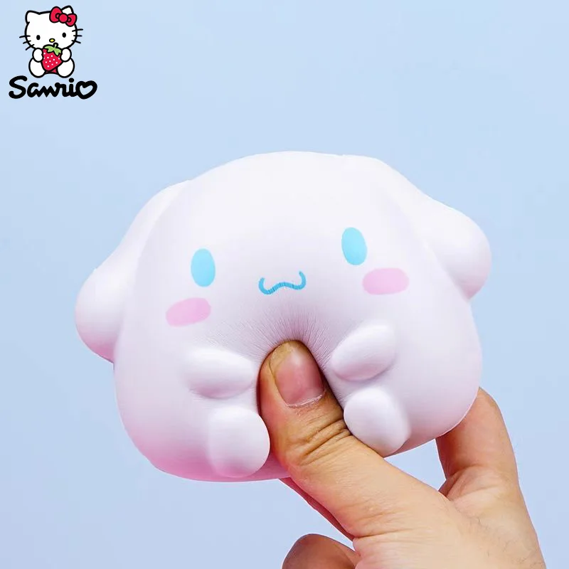 Anime Sanrio Kuromi Cinnamoroll My Melody Decompression Stress Relief Squishy Hello Kitty Children Hand Pinch Toy Healing Gift