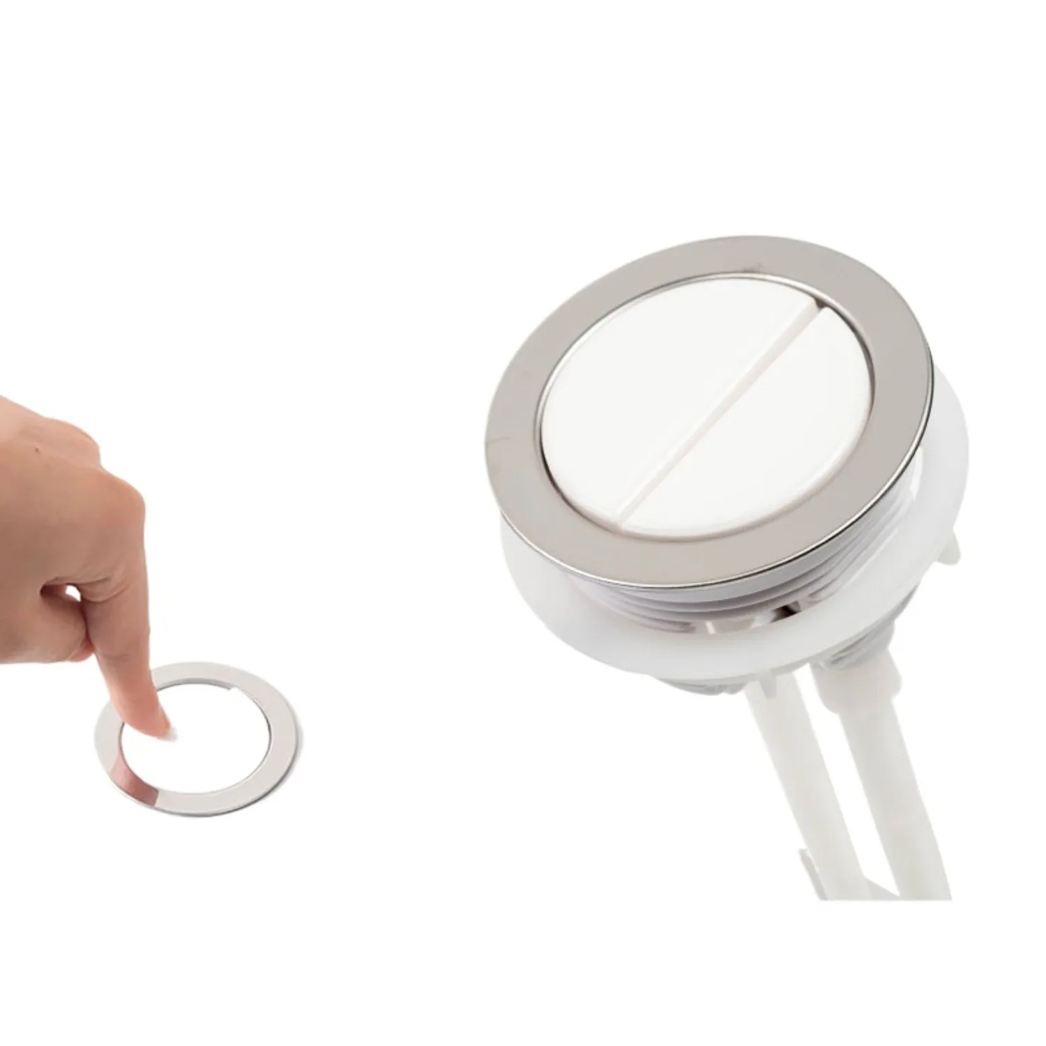 

Кнопка бачка унитаза, совместимая с Geberit Dual-Flush Press, водосберегающая, против царапин, керамический ключ