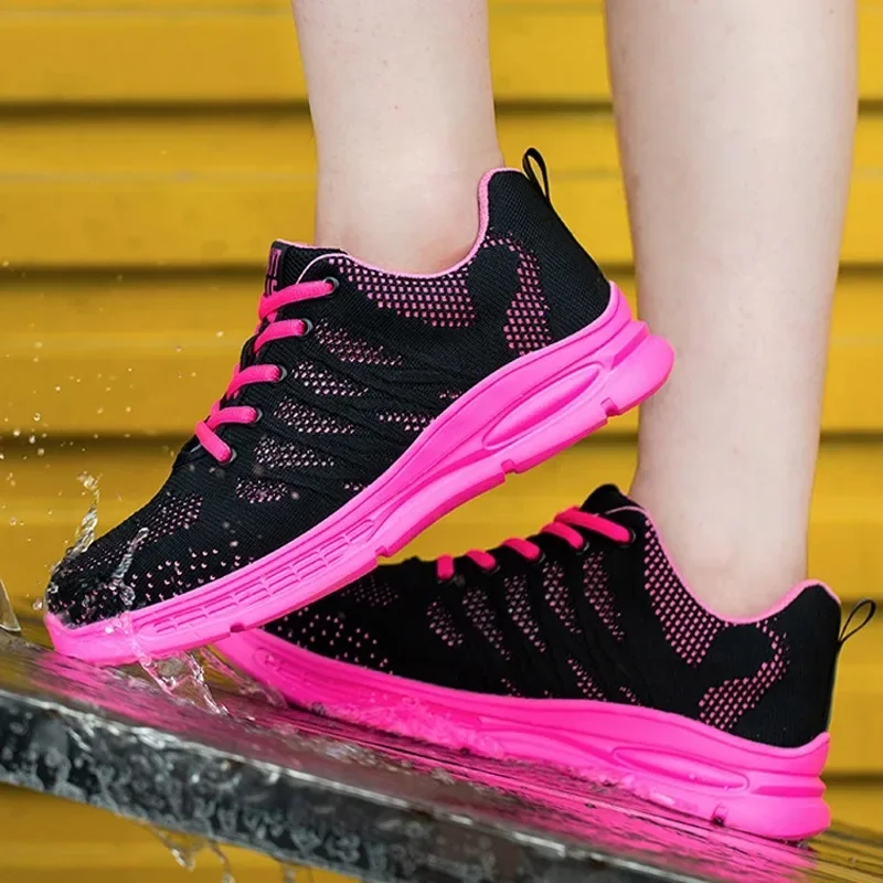 

2026 New Pink Work Shoes Women Work Sneakers Steel Toe Shoes Anti-smash Anti-puncture Safety Shoes Man Women Protective Shoes